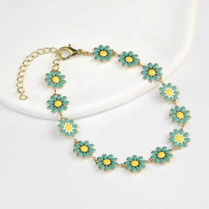 Floral Charm Bracelet Acalora