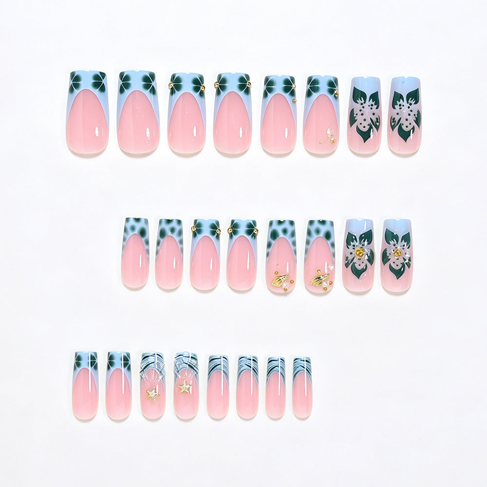 Artistic Long Acrylic Nail Extensions Acalora