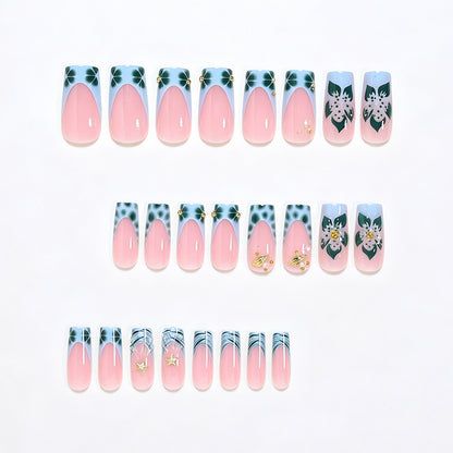 Artistic Long Acrylic Nail Extensions Acalora