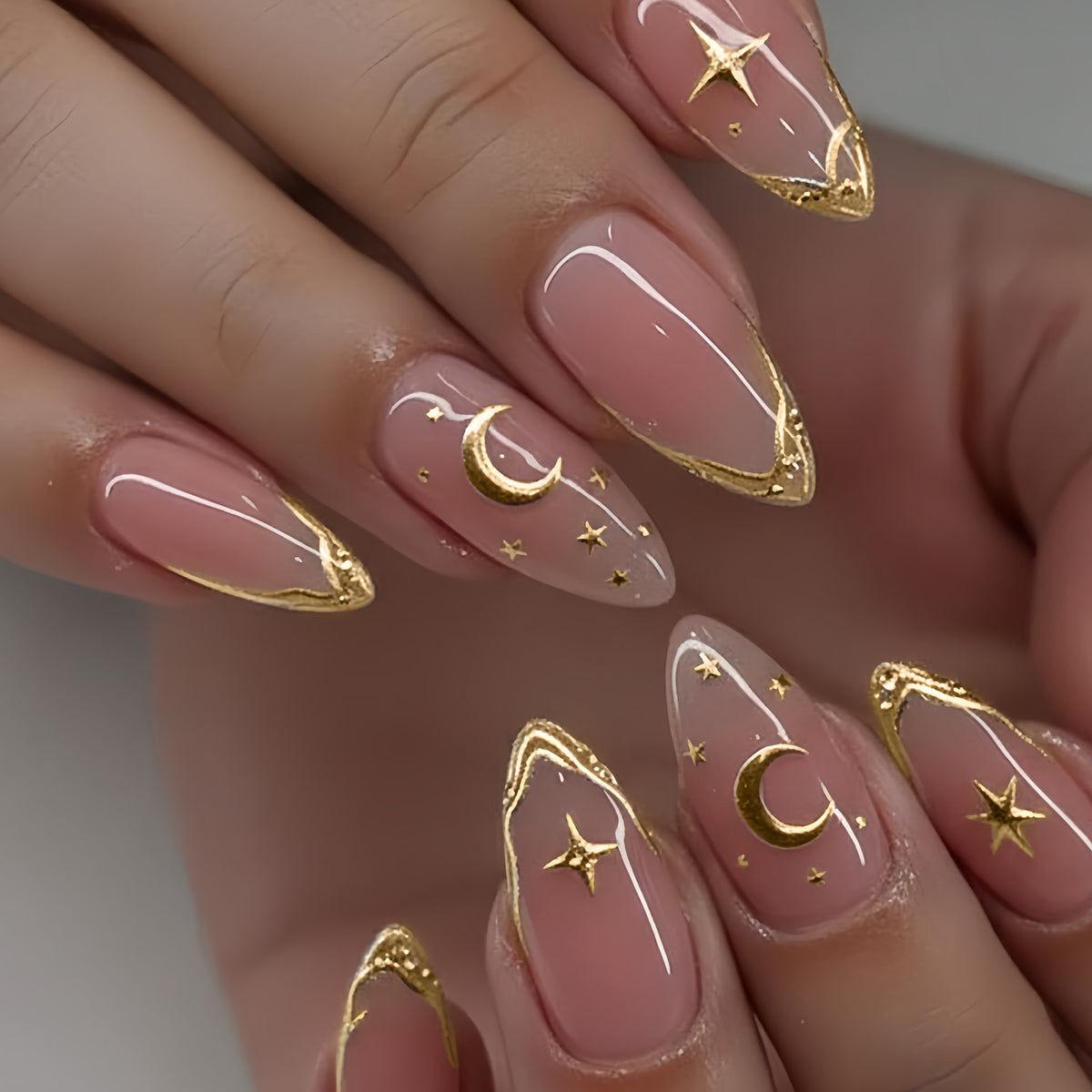 Celestial Themed Nail Art Kit Acalora