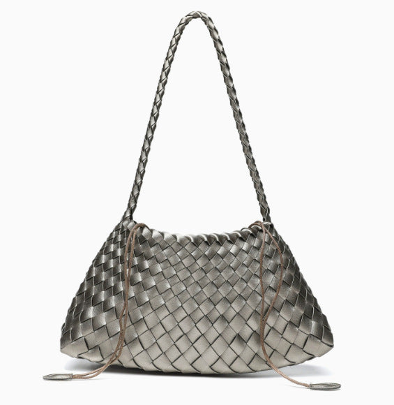 Textured Woven Shoulder Bag Acalora