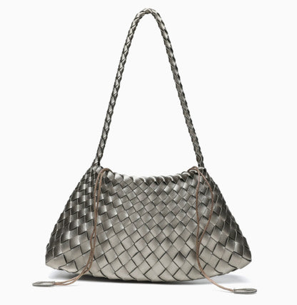 Textured Woven Slouchy Shoulder Bag Acalora