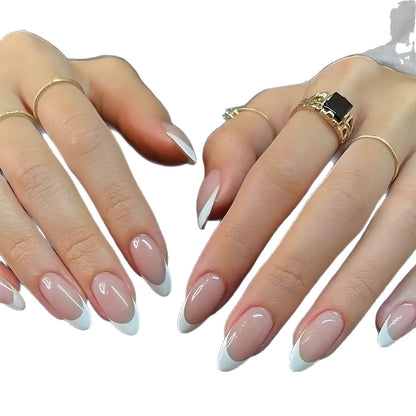 Premium French Tip Press-On Nails Acalora