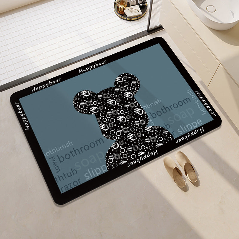 Cute Cartoon-Themed Bath Mat Acalora