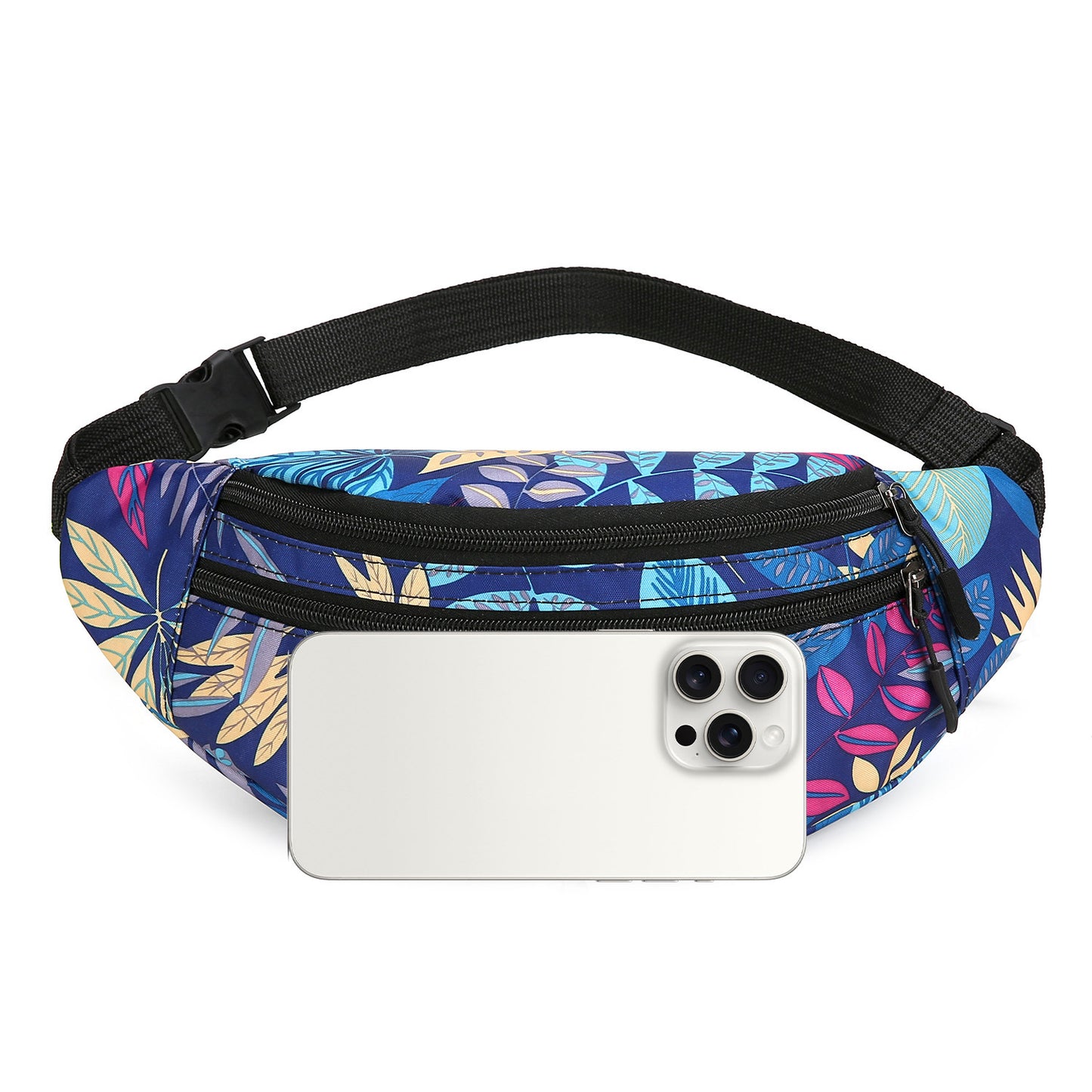 Floral Print Utility Fanny Pack Acalora