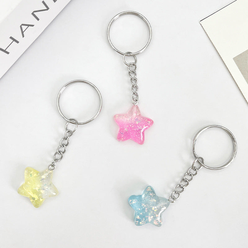 Star-Shaped Acrylic Keychain Acalora