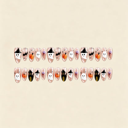 Halloween-Themed Press-On Nail Art Set Acalora 1788495618
