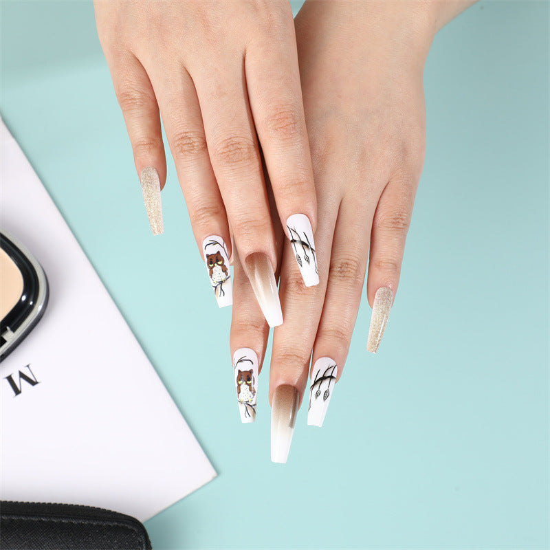 Creative animal design artificial nails Acalora
