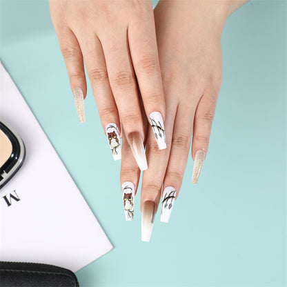 Creative animal design artificial nails Acalora