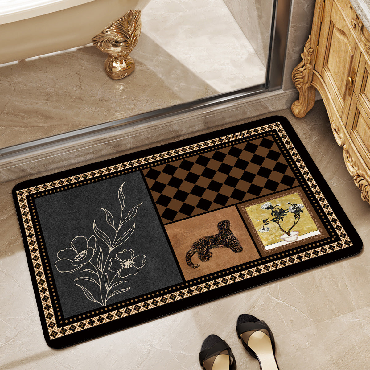 Stylish Decorative Bath Mat Acalora
