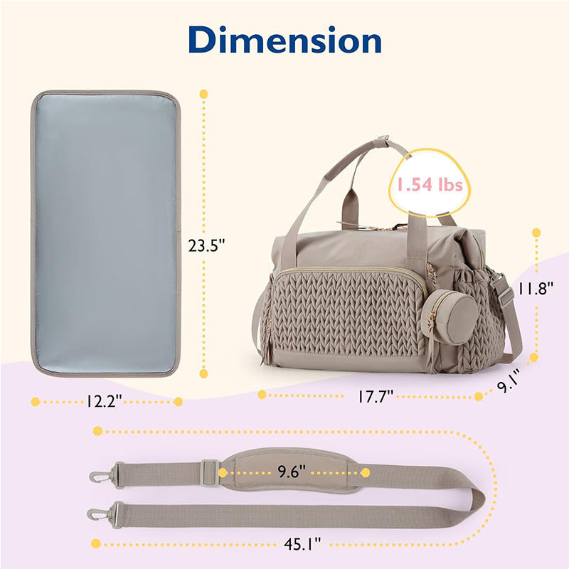 Stylish Multi-Compartment Duffel Bag Acalora