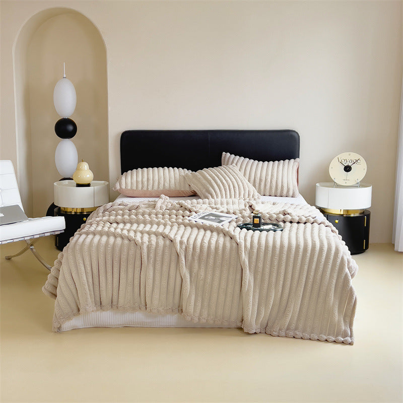 Women's Plush and Decorative Throw Blanket Karnz