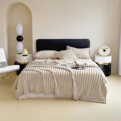 Women's Plush and Decorative Throw Blanket Karnz
