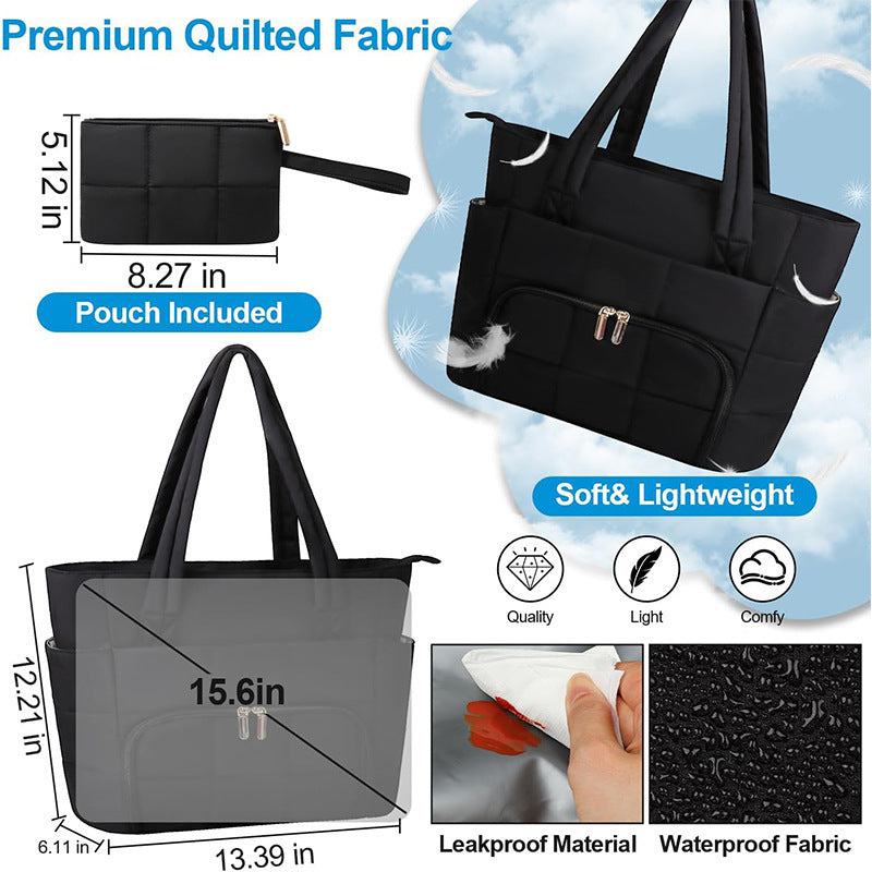Insulated Multi-Pocket Lunch Tote Acalora
