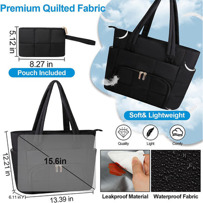 Insulated Multi-Pocket Lunch Tote Acalora
