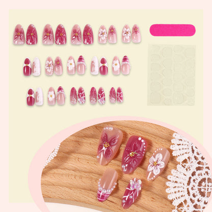 Artistic Floral Press-On Nail Collection Acalora