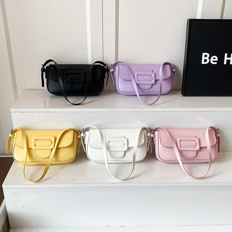 Structured Leather Crossbody Bag Acalora