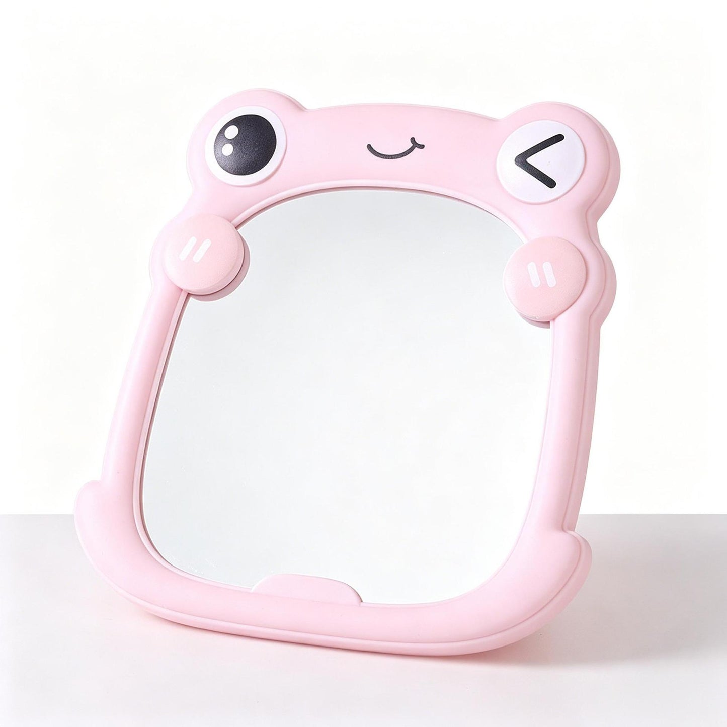 Cute Frog-Themed Handheld Mirror