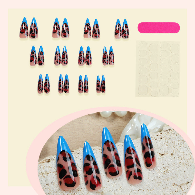 Trendy Animal Print Press-On Nail Set Acalora