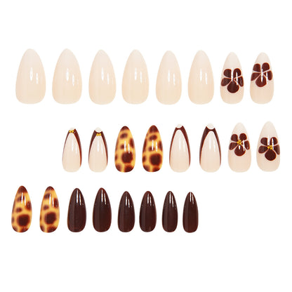 Elegant Stiletto Press-On Nail Art Set Acalora