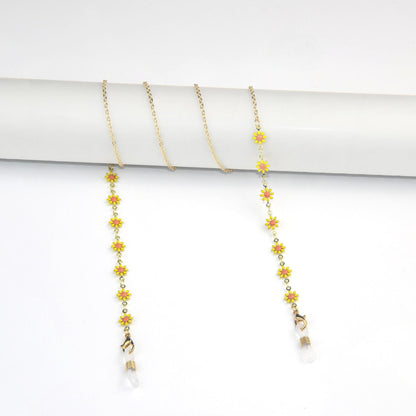 Floral Design Eyewear Chain Acalora
