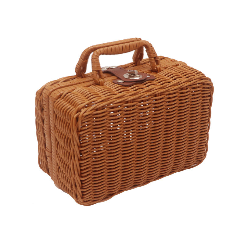 Handcrafted Woven Picnic Basket Acalora 1787892945