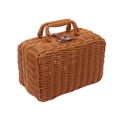 Handcrafted Woven Picnic Basket Acalora