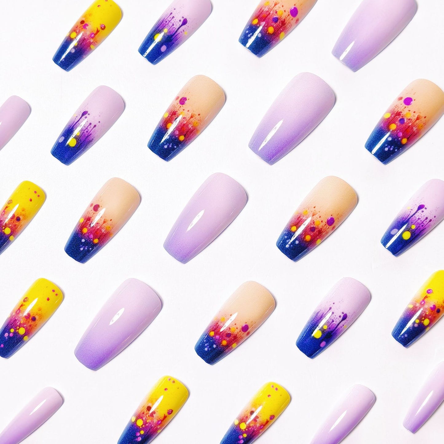 Artistic Ombre Nail Design Acalora