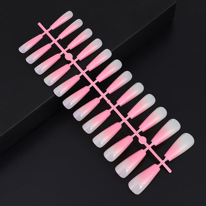 Artificial nails in elegant ombre design Acalora