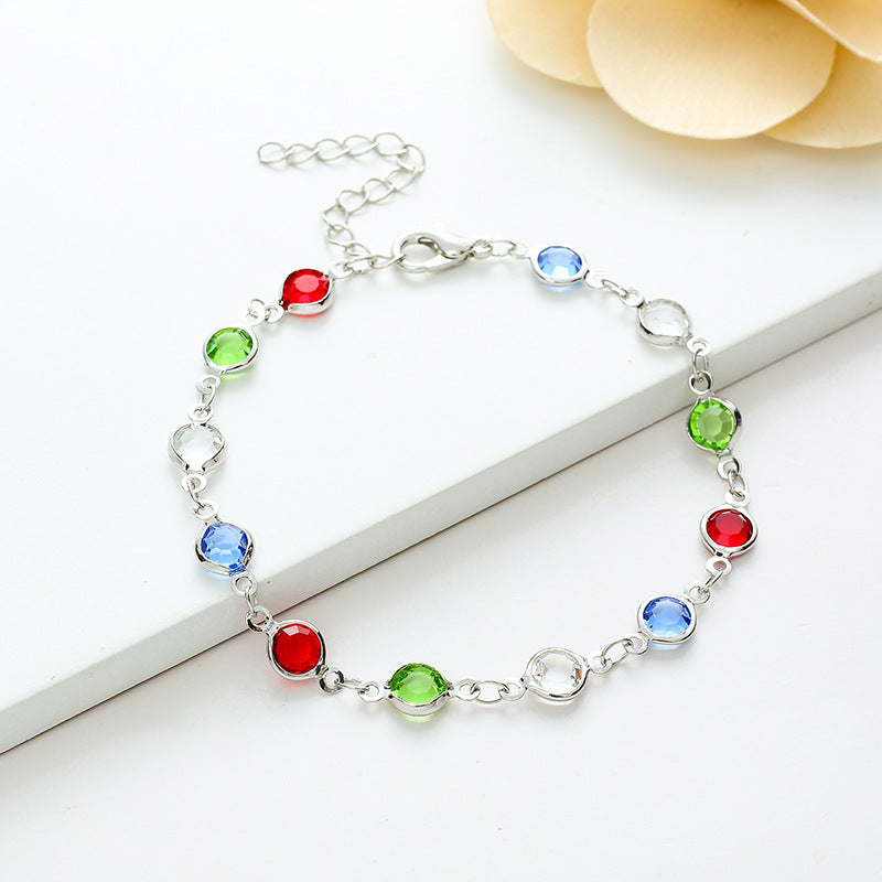 Colorful Gemstone Bracelet Acalora