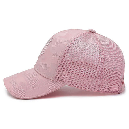 Women's Sporty Trucker Cap with Breathable Mesh Back Kalsten