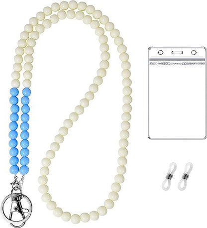 Beaded Lanyard with ID Holder Acalora