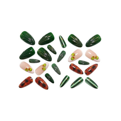 Artificial nails with creative geometric design Acalora