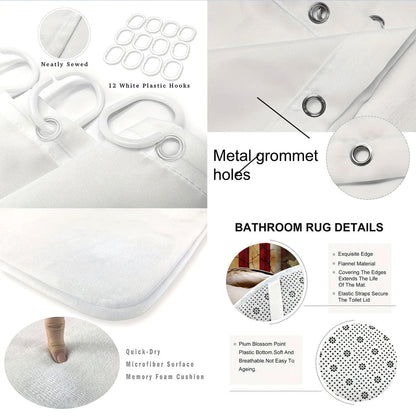 Digital Duck-Themed Bathroom Set