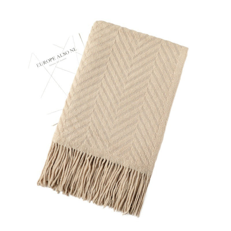 Unisex Cozy Knit Blanket
