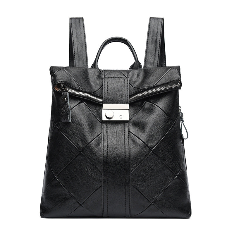 Chic Textured Backpack Acalora