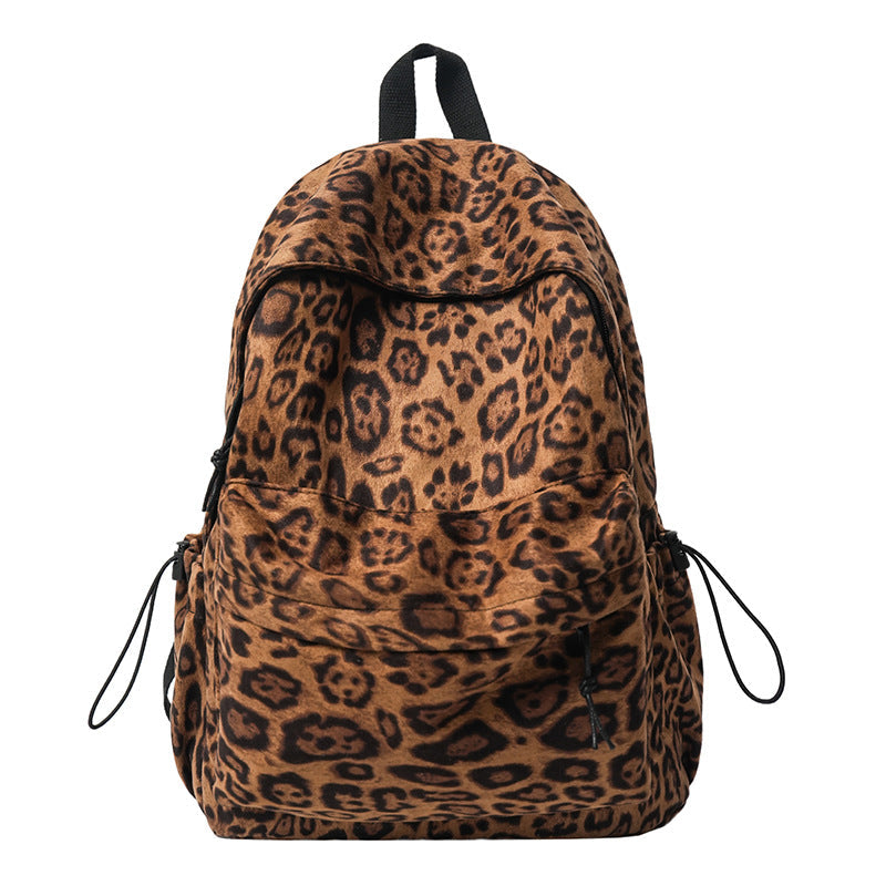 Stylish Animal Print Backpack Bowlift