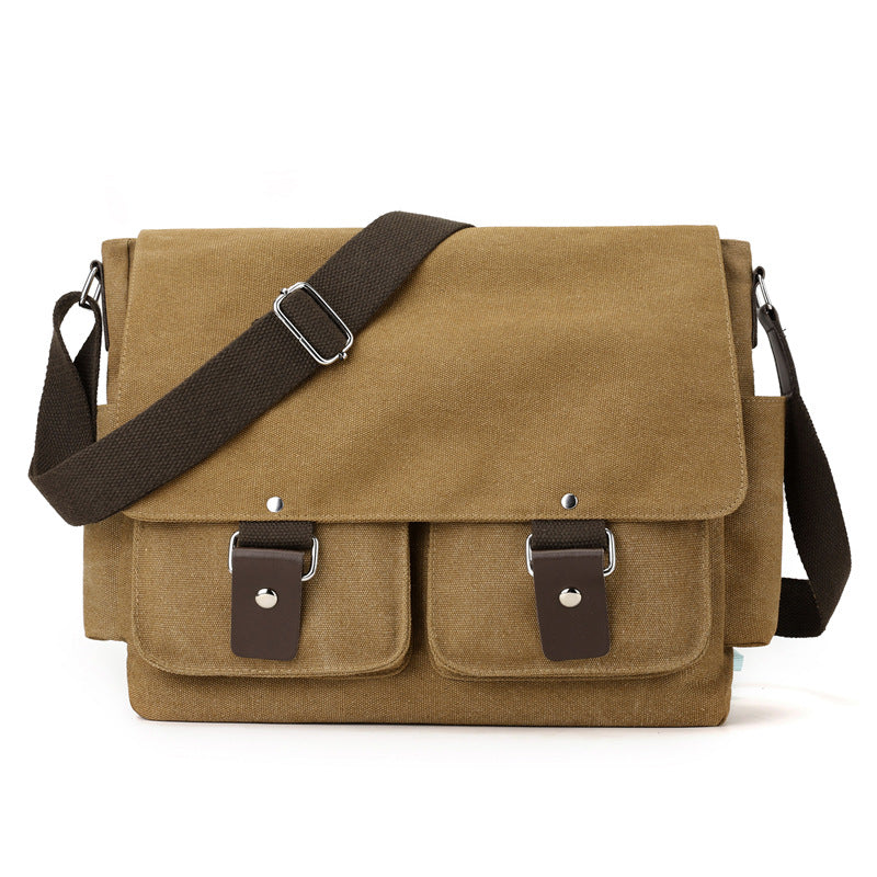 Classic Canvas Messenger Bag Acalora