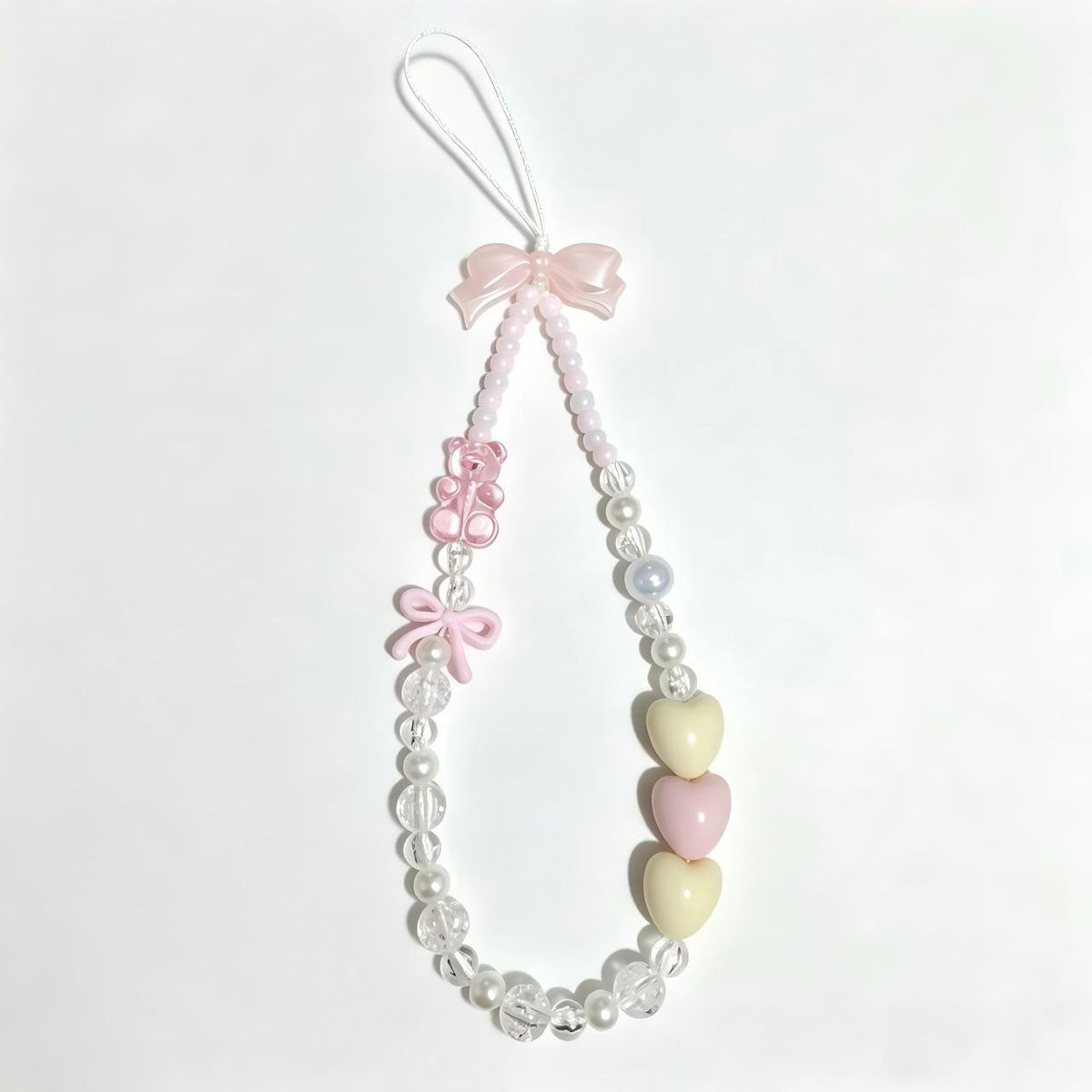 Beaded Charm Phone Strap Acalora