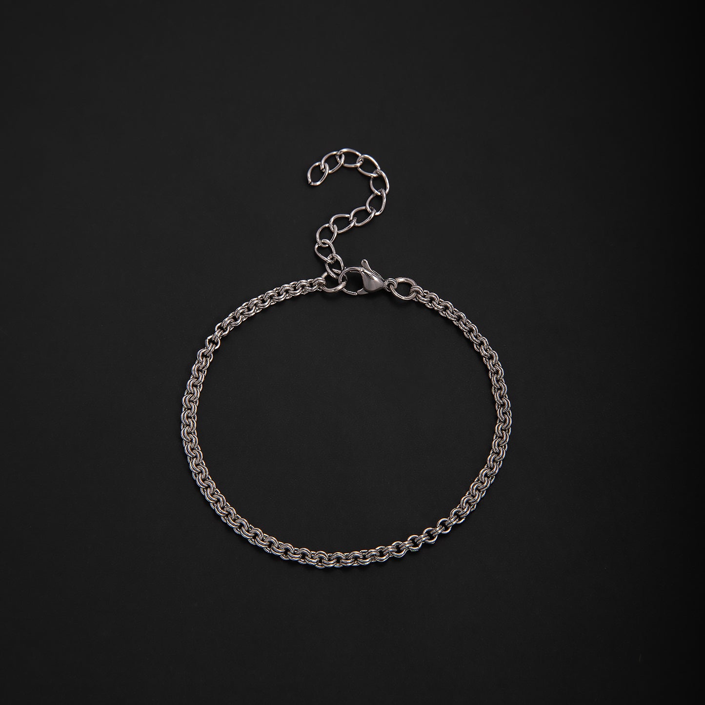 Textured Chain Link Bracelet Acalora