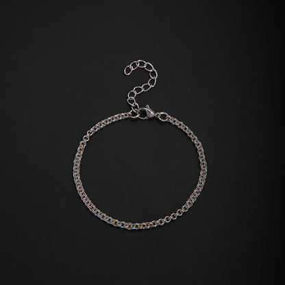 Textured Chain Link Bracelet Acalora