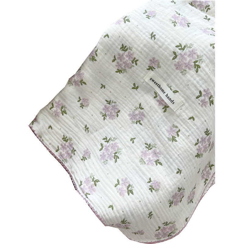 Skanto Women's Cozy Blanket with Floral Pattern Skanto