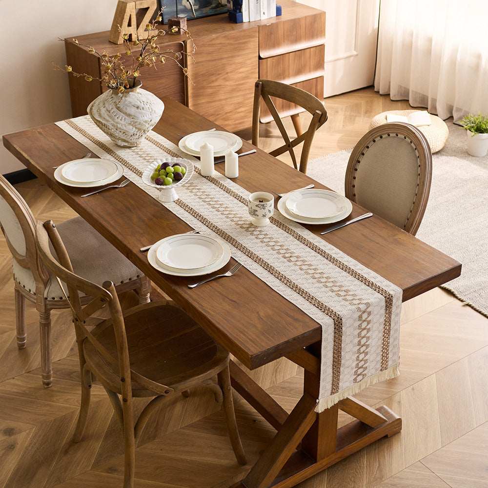 Artistic Woven Table Runner