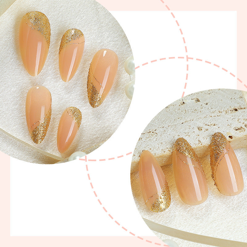 Glittery Press-On Nail Set Acalora