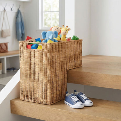 Storage basket with carrying handles Acalora