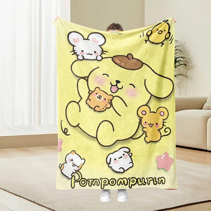 Artistic Butterfly-Inspired Fleece Blanket