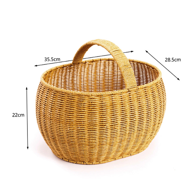 Handcrafted Woven Storage Basket Acalora