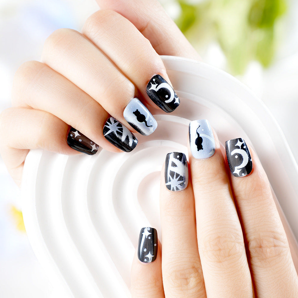 Artistic Themed Press-On Nail Set Acalora