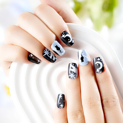 Artistic Themed Press-On Nail Set Acalora