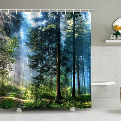 Floral Cherry Blossom Shower Curtain